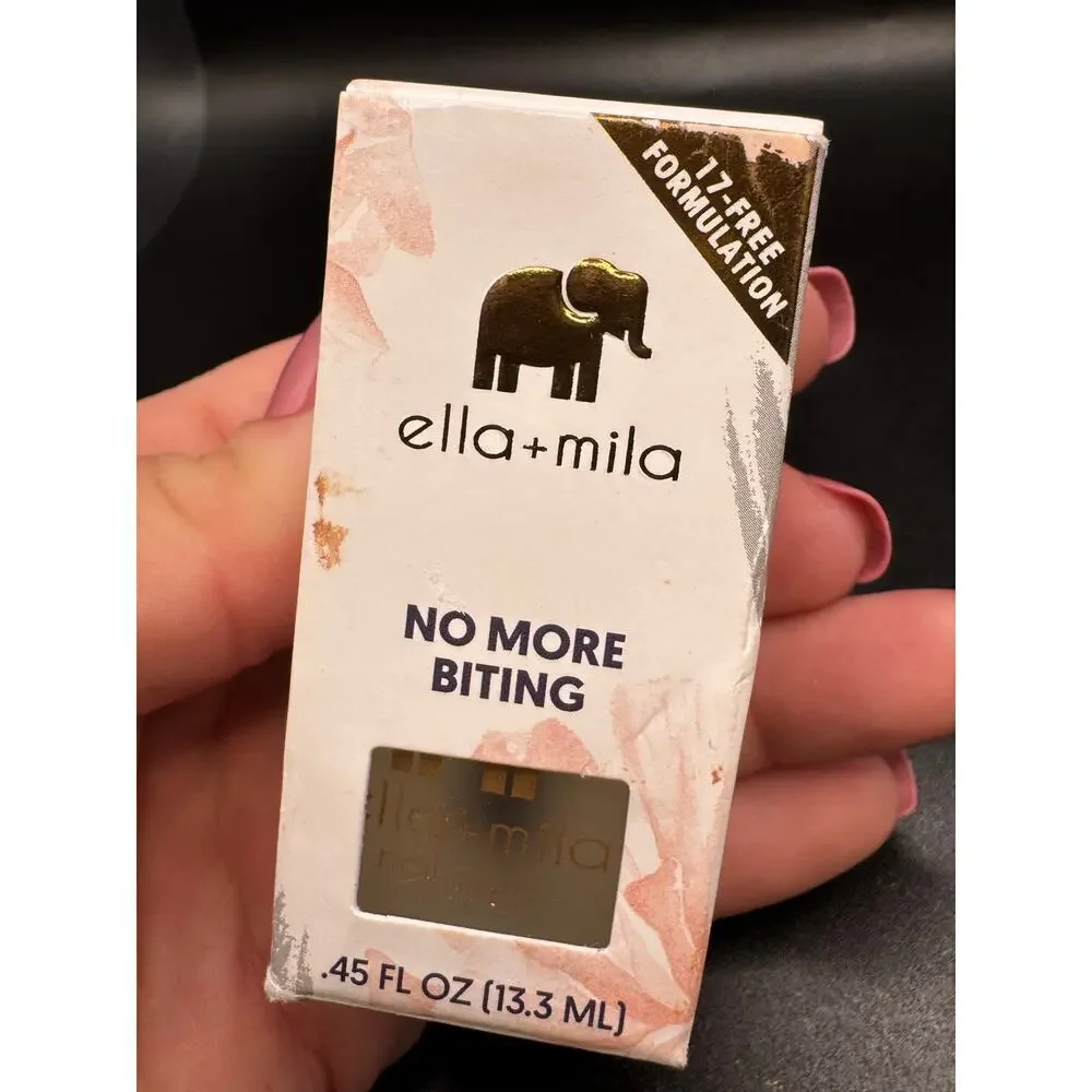 NWT Ella + Mila No More Biting Nail Care .45 fl oz